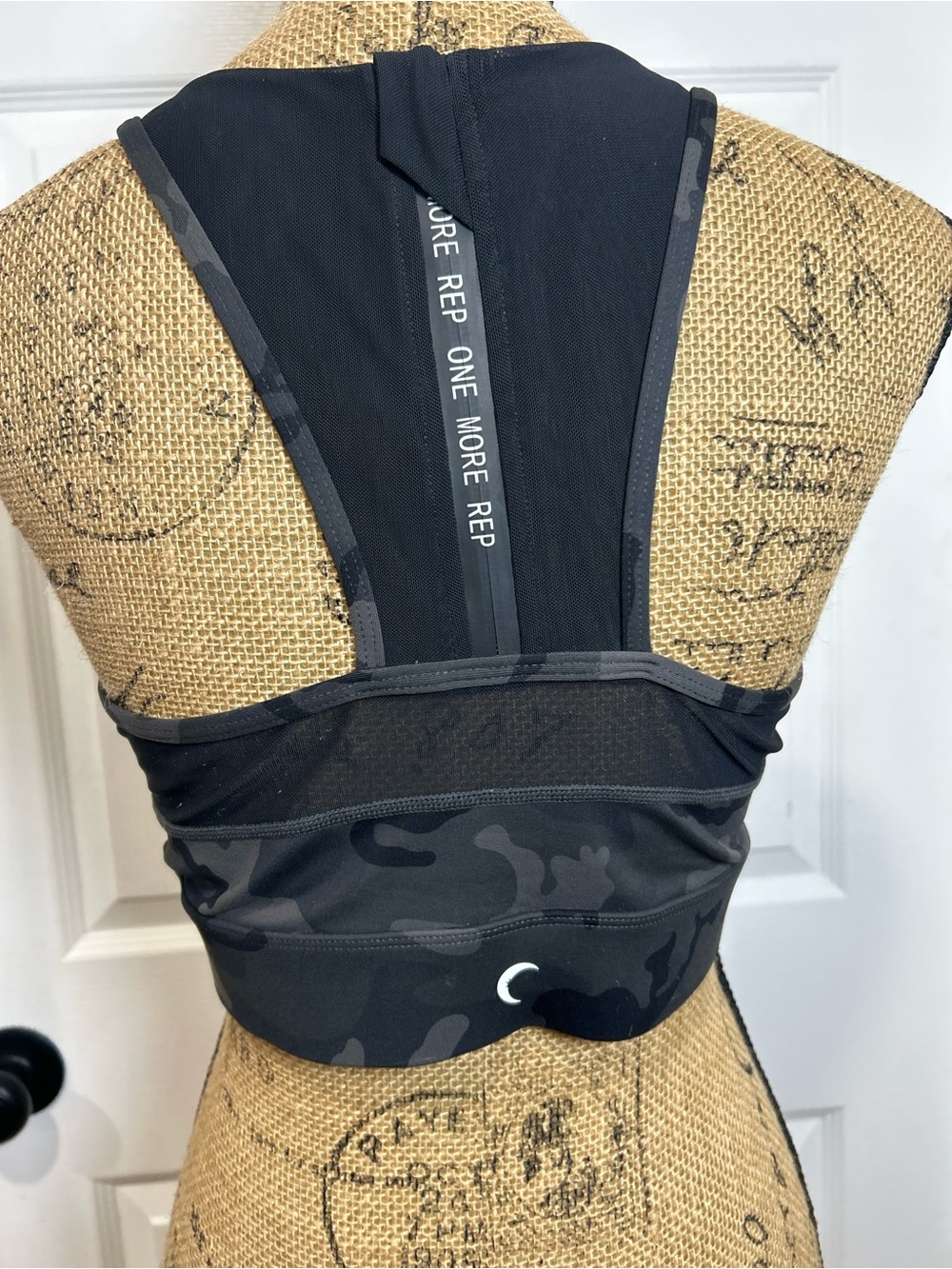 ZYIA Active Black Camo Racerback Sports Bra
